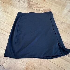 Tiana black mini skirt